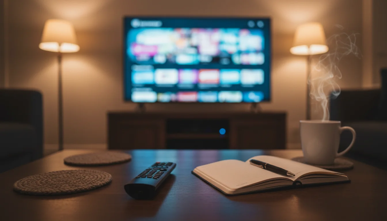 Android IPTV app on Android TV home screen