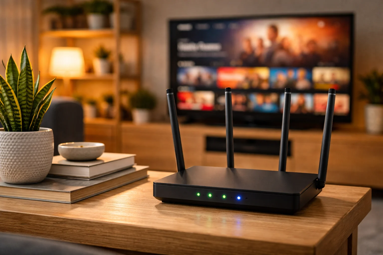 family choosing an IPTV subscription plan on TV